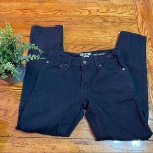 Denizen black levi's 216 skinny fit 14x27" boys